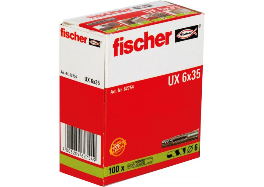 Plug nylon UX 6 x 35 /1st Fischer (62754)