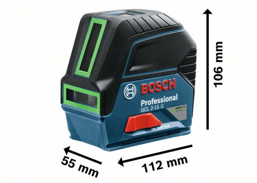 Bosch GCL 2-15 G kruislijnlaser (0.601.066.J00) Koffer