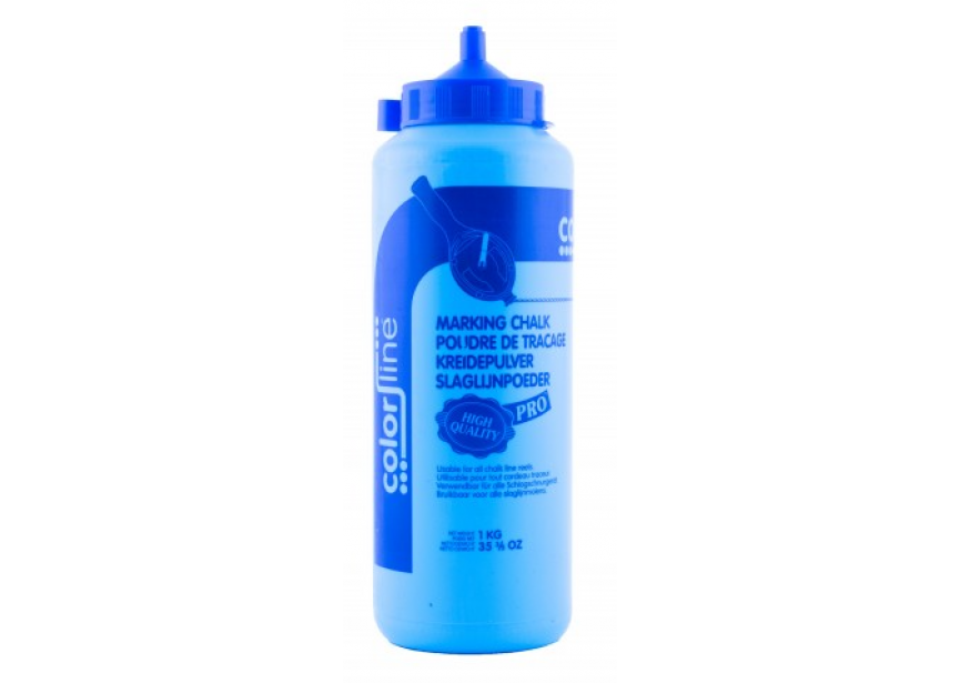 Slaglijnpoeder blauw 1000gr Colorline 