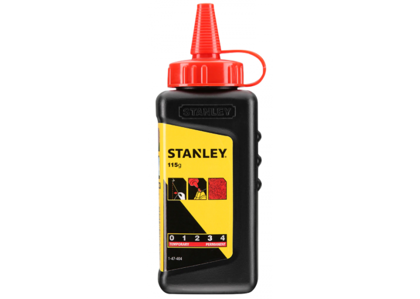 Slaglijnpoeder rood 115gr 1-47-404 Stanley