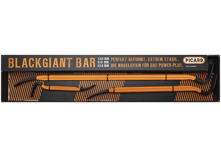 Koevoet set Blackgiant Bar 3dlg PICARD 