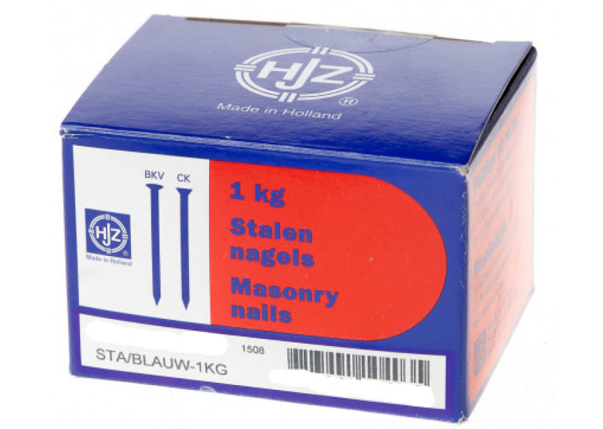 Staalnagel CK 2.0 x 30 mm /1kg platte verzonken kop (± 1350st)