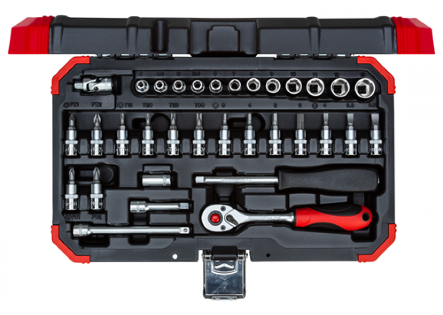 Doppendoos 1/4 R49003033 (33dlg) Gedore (Carolus 4400.2033)