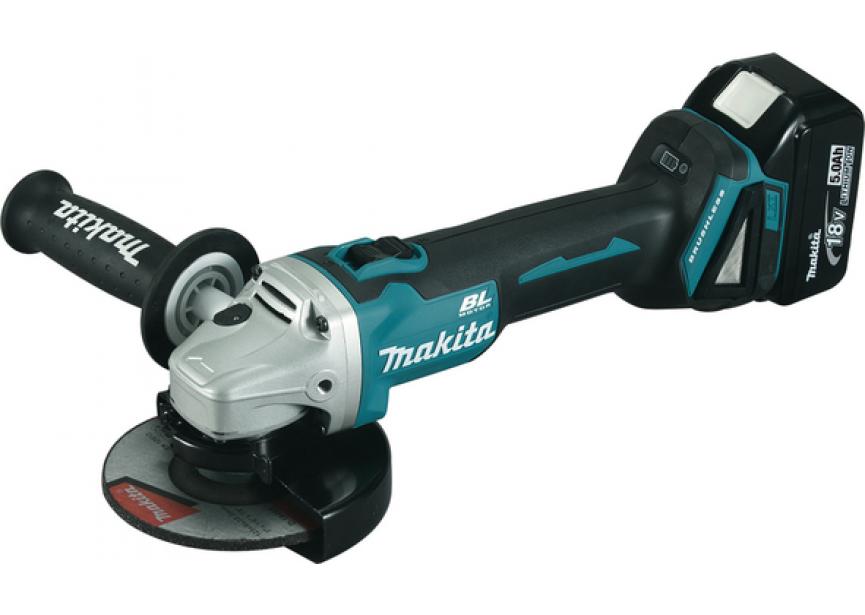 Makita DGA506RTJ accu haakse slijper Ø125 (18v 2x5.0Ah) Makpac