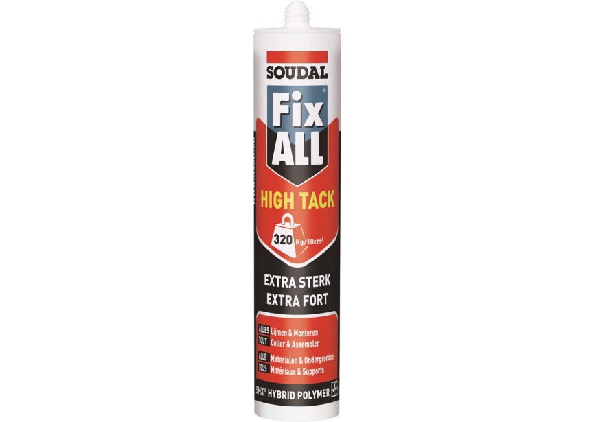 Lijm fix all high tack wit 290ml 