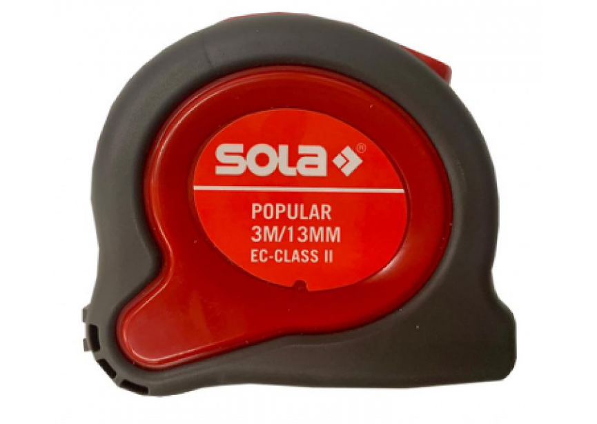 Rolbandmaat popular 3m/13mm SOLA 50024701