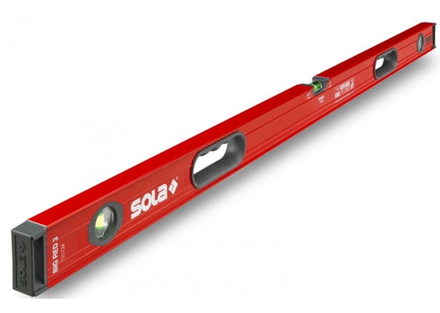 Waterpas BIG RED 3 120cm SOLA 01219401