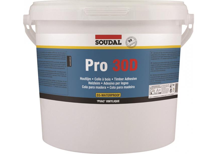 Houtlijm watervast wit PRO 30 D 5kg 