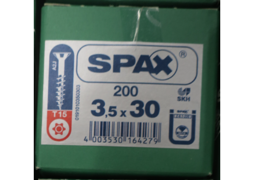 SPS SPAX GD 3.5 x 30 T20 Wirox /200st 