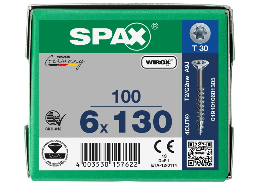 SPS SPAX GD 6.0 x130 T30 Wirox /1st 