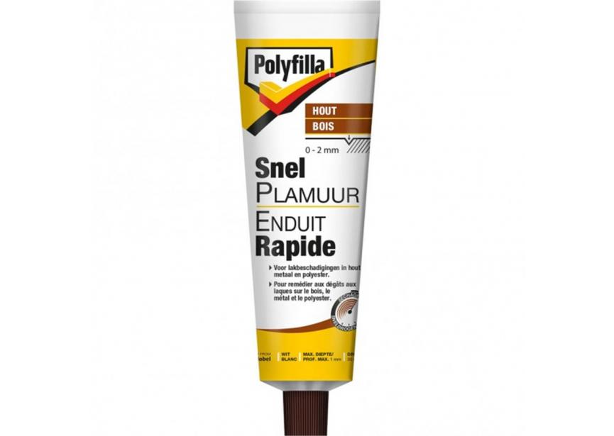 Snelplamuur (hout,metaal,polyester) 