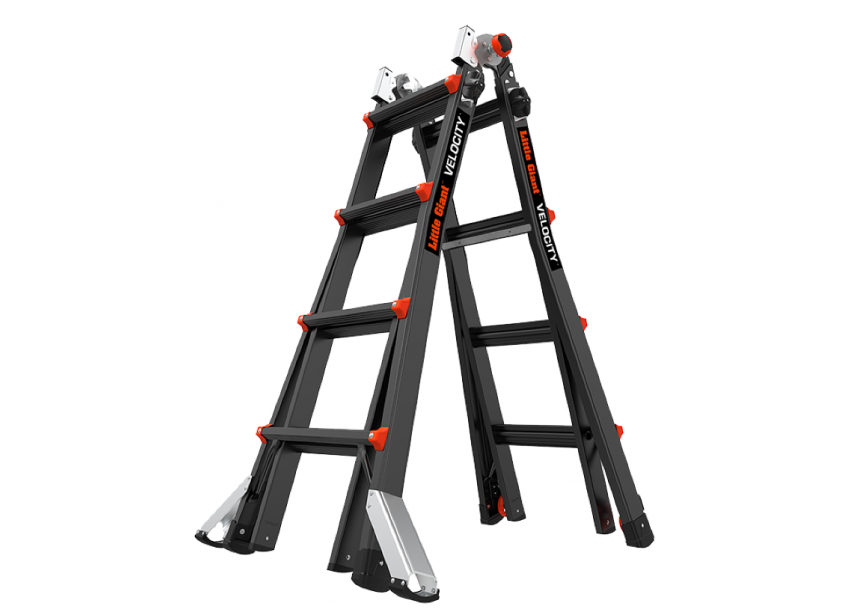 Vouwladder Velocity Black Pro 4 x 4 Little Giant (140/450cm)