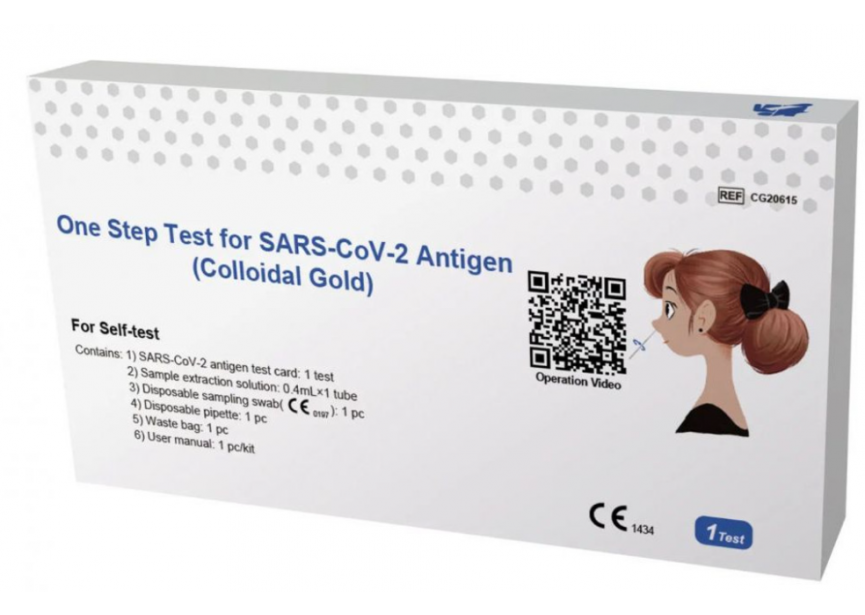 Zelftest antigeen COVID-19 Getein SARS-CoV-2