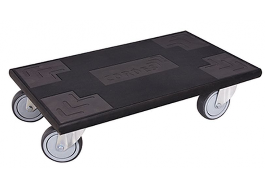 Magazijnwagen rubberband Ø100 cap.300kg Dolly (pianokar)