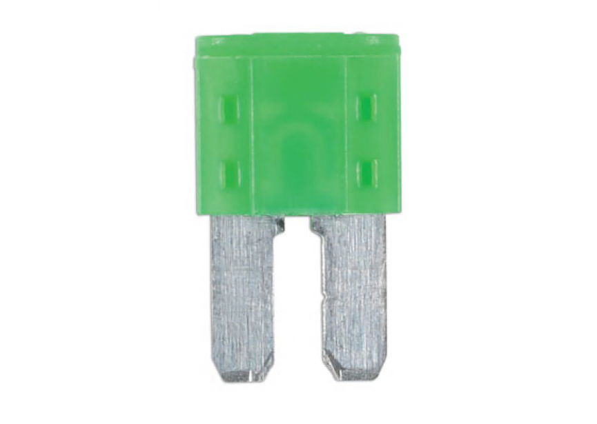 Steekzekering micro LED 30A groen /5st Connect 37153