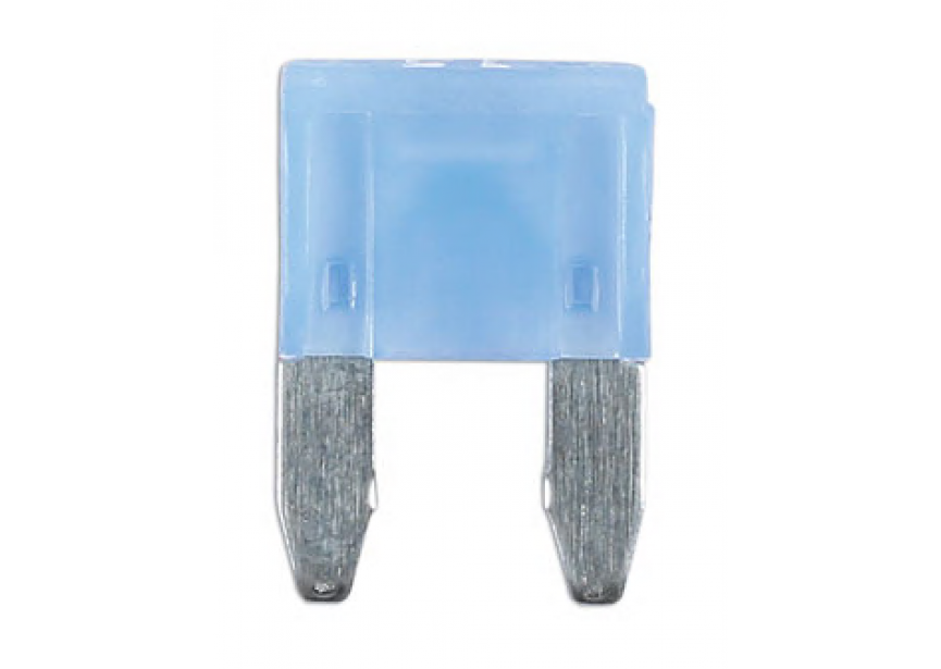 Steekzekering mini LED 15A blauw /5st Connect 37142