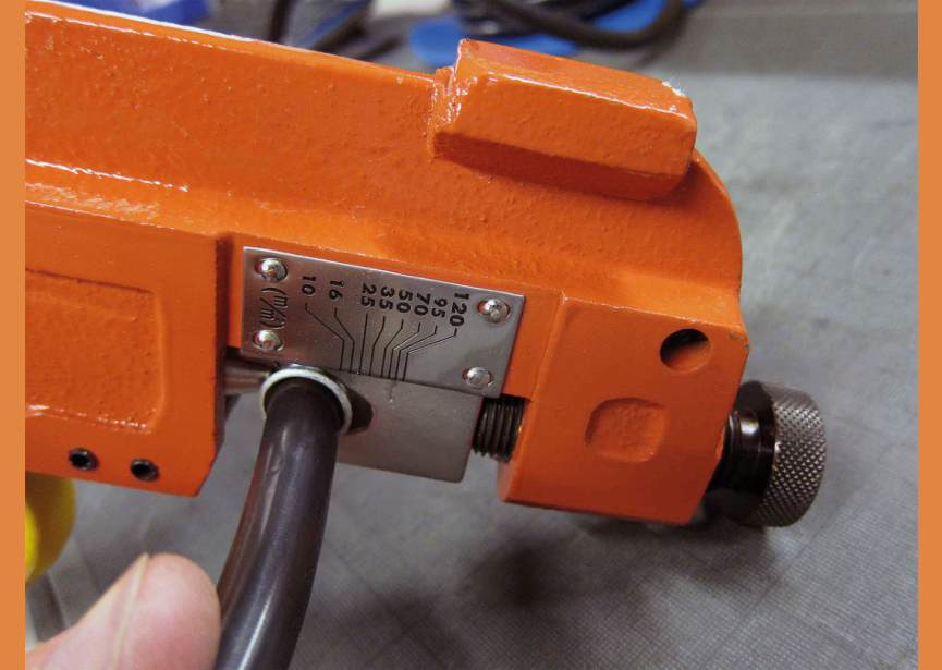 Krimptang tbv buiskabelschoen LA6615 Laser Tools (10-120mm²)