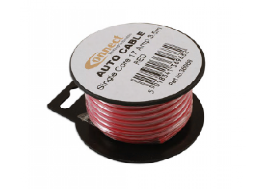 Autokabel 17A 2.0mm² 3.5m rood Connect 36968