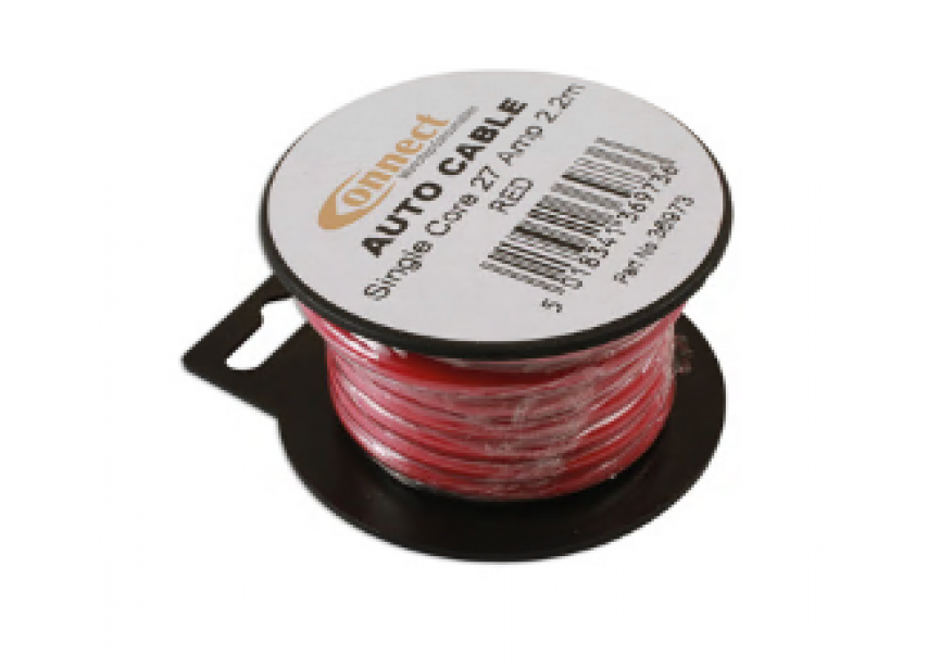 Autokabel 27A 3.0mm² 2.2m rood Connect 36973