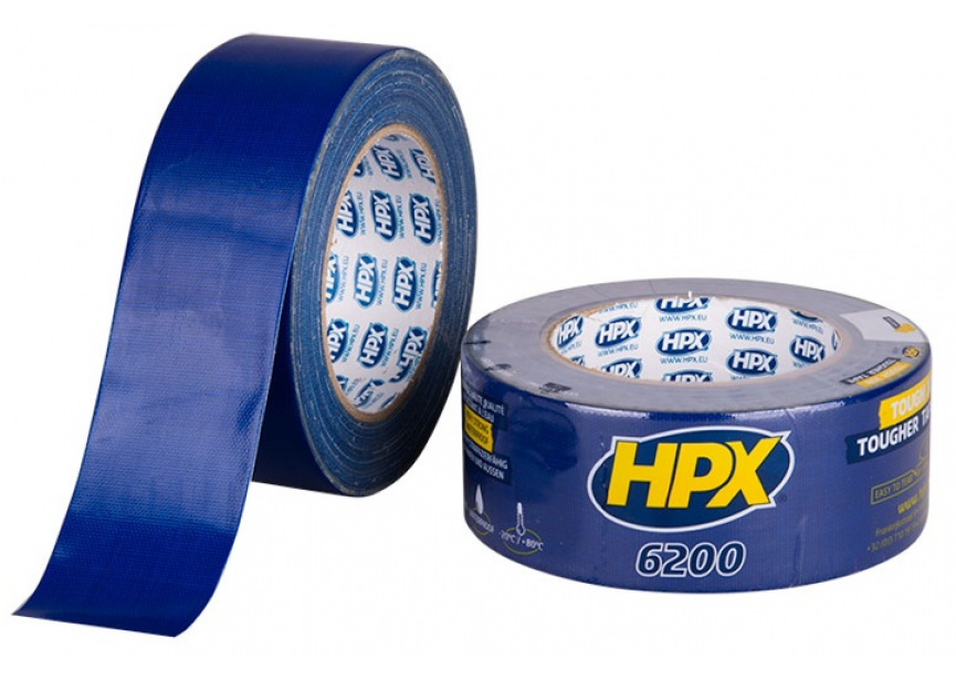 Duct tape HPX 6200 donkerblauw 48mmx25m Repair tape