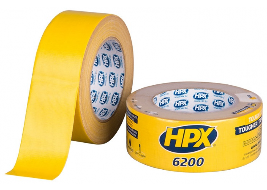 Duct tape HPX 6200 geel 48mmx25m Repair tape