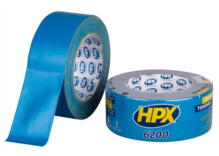 Duct tape HPX 6200 lichtblauw 48mmx25m Repair tape