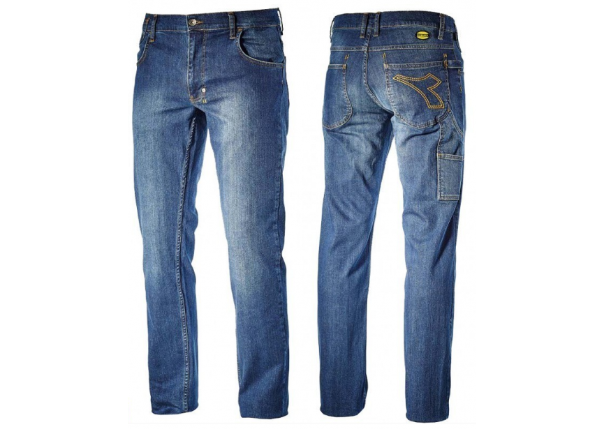 Werkbroek jeans blue bleach denim M Diadora (702.159590 C60002)