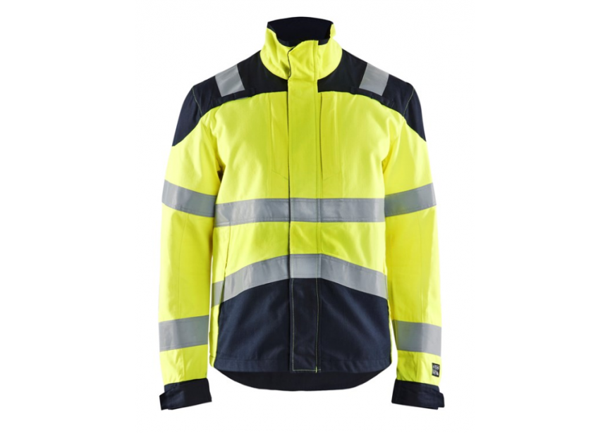 Werkvest HighVis 4089 blauw/geel M Blaklader vlamvertragend 260g/m²