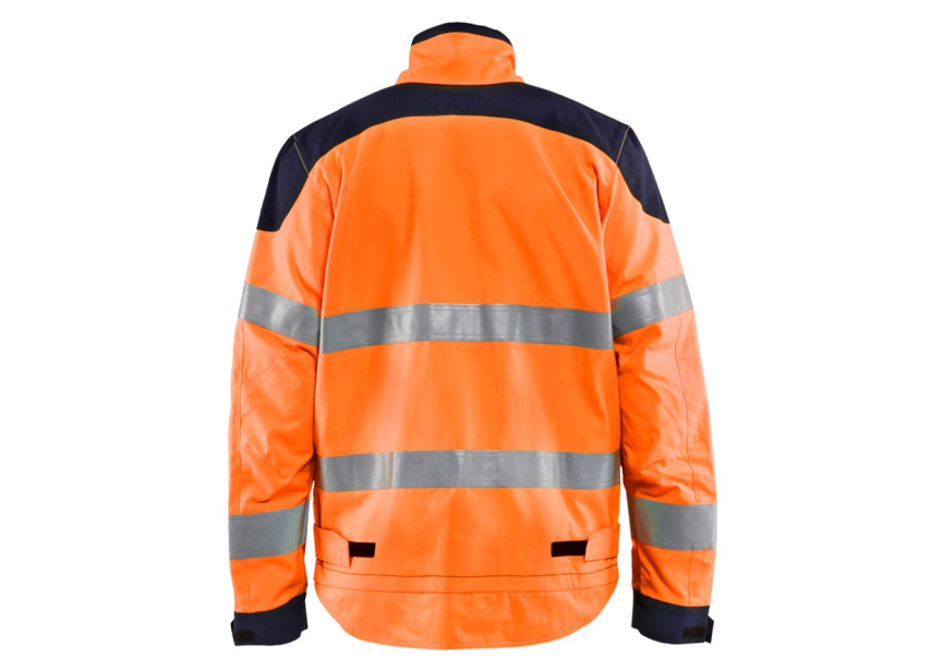 Werkvest HighVis 4089 blauw/oranje M Blaklader vlamvertragend 310g/m²