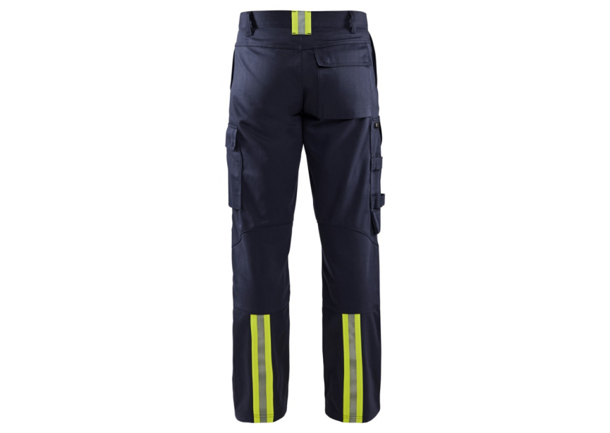 Lasbroek 1701 blauw/HighVis geel C46 Blaklader