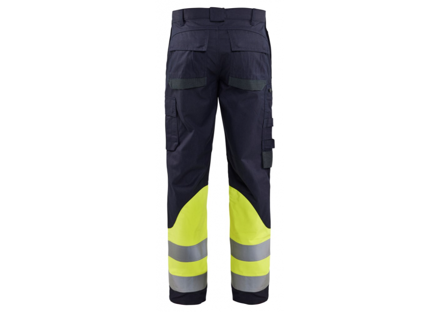 Werkbroek HighVis 1488 blauw/geel C48 Blaklader vlamvertragend 260g/m²