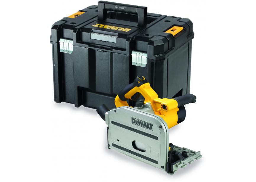 Dewalt DWS520KT-QS invalzaag (1300w) Ø165x20 +geleiderail 1.5m TSTAK koffer