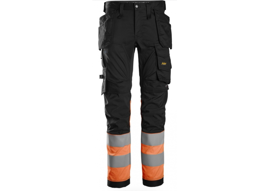 Werkbroek HighVis 6234-0455-046 stretch zwart/oranje