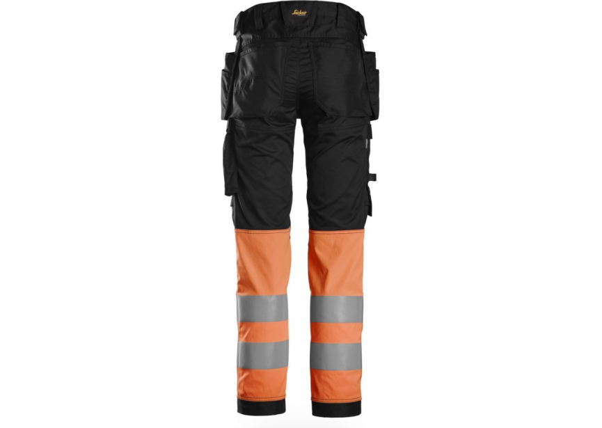 Werkbroek HighVis 6234-0455-046 stretch zwart/oranje