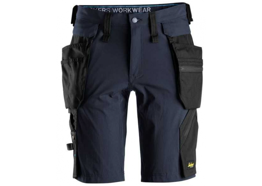 Short LW 6108-9504-046 marineblauw/zwart afneembare holsterzakken