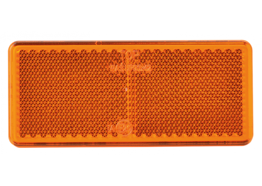 Reflector oranje 96x42mm zelfklevend (32AO)