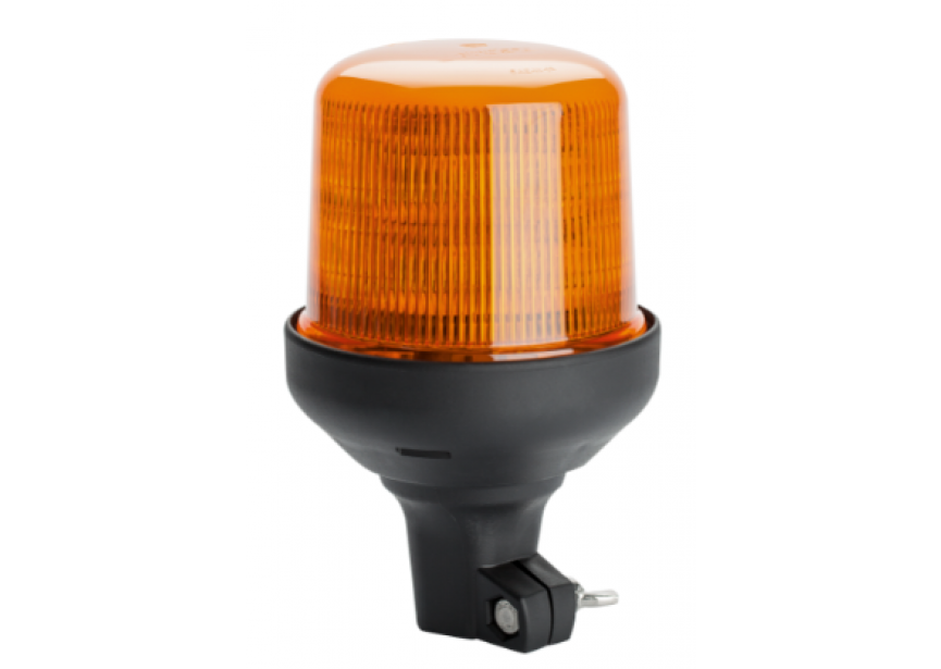 Zwaailamp LED 12/24v oranje buisbevest. (515F-DV-OR)