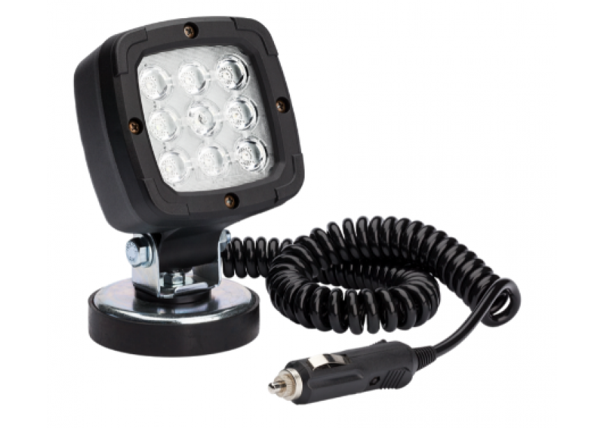 Werklamp LED wit 600 Lumen magnetisch (467 LED-MAG) met 12/24V autostekker