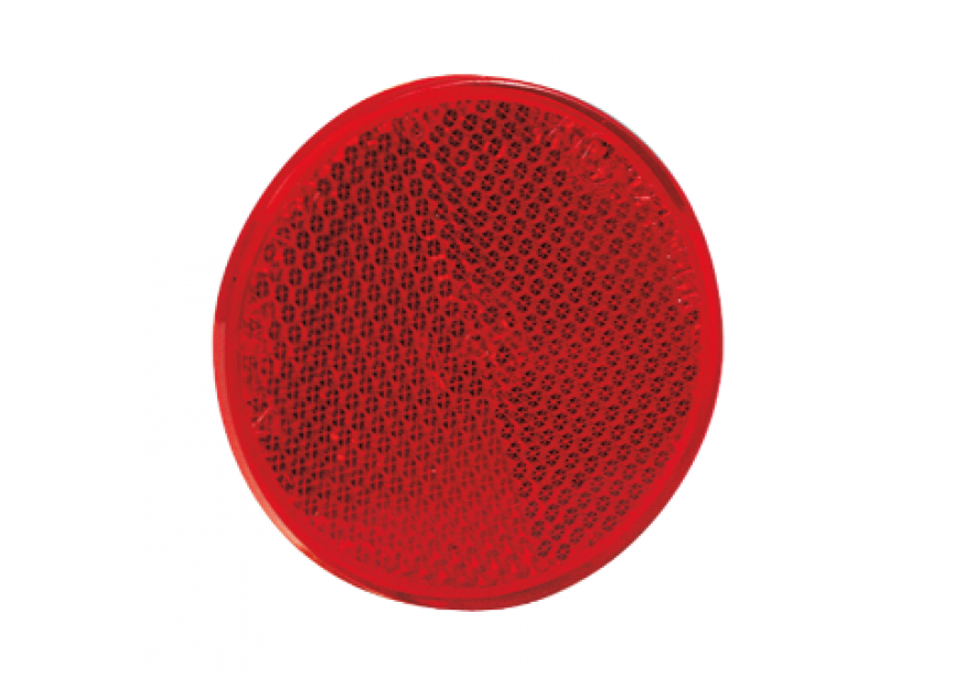Reflector rood Ø60 zelfklevend (22AR)
