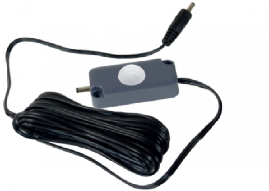 Bewegingsschakelaar PIR 12V 3m kabel (2x 3.5 DC stekker)