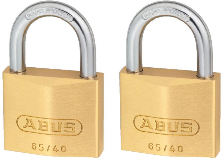 Hangslot 65/40 B twins ABUS 