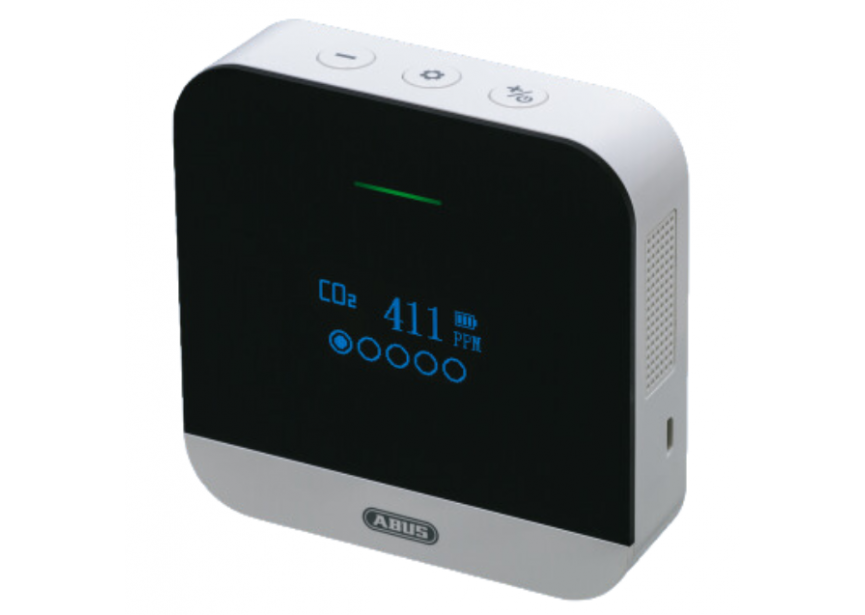 Digitale CO2 melder CO2WM110 ABUS 0-5500ppm (autonomie 10 jaar)