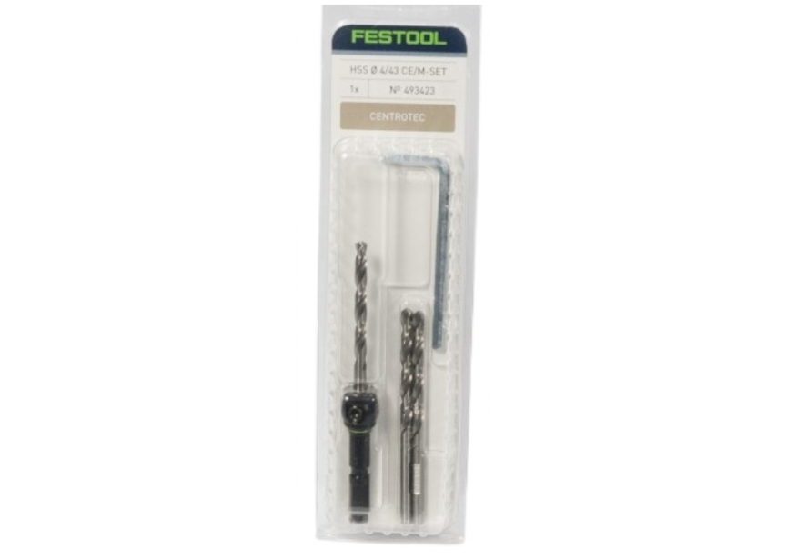 Spiraalboor Festool HSS D 4.0/43 CE/ M-Set (493423)