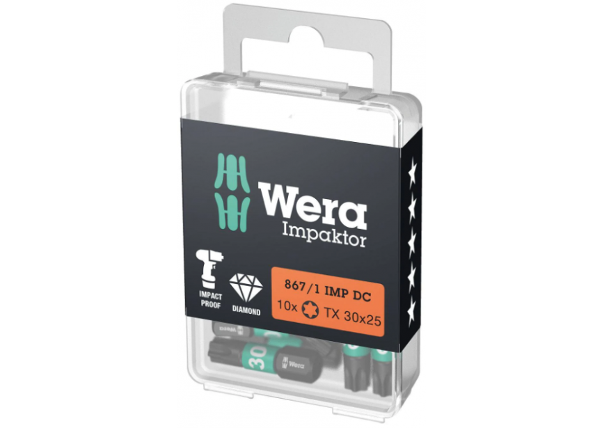 Bit TX 30 x 25 impaktor 867/1 Wera 