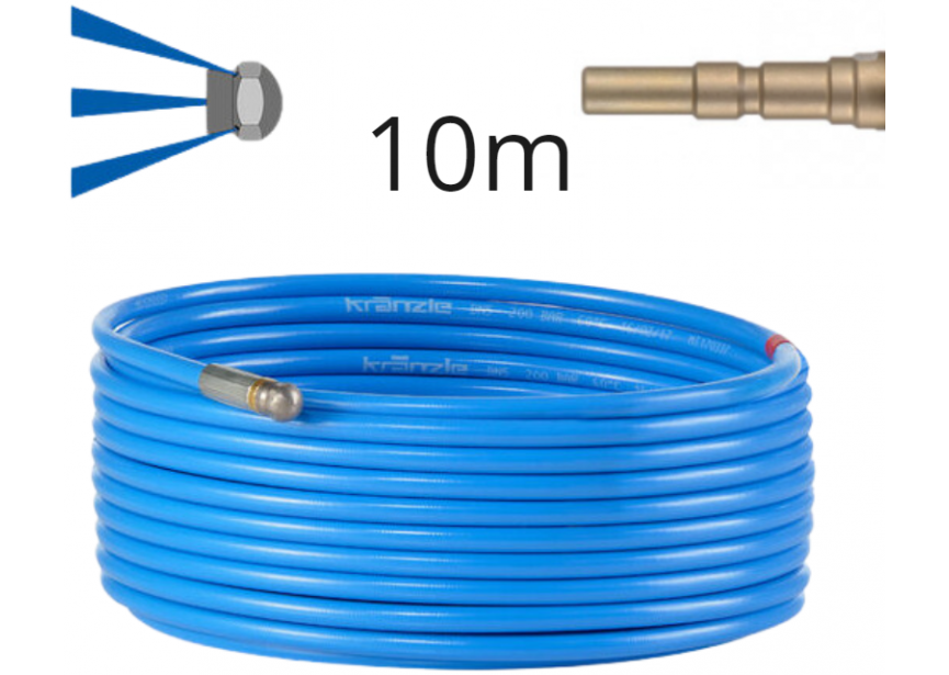 Rioolrat Kranzle kanaalreiniger 10m D12 (12550) steeknippel