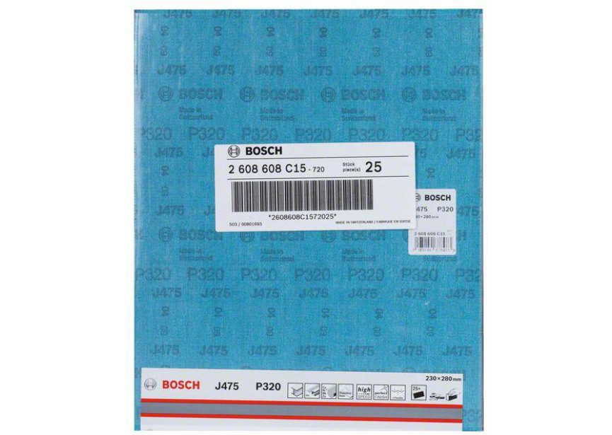 Schuurvel Bosch 230x280mm J475 K320 /1st (2.608.608.C15) Best metal