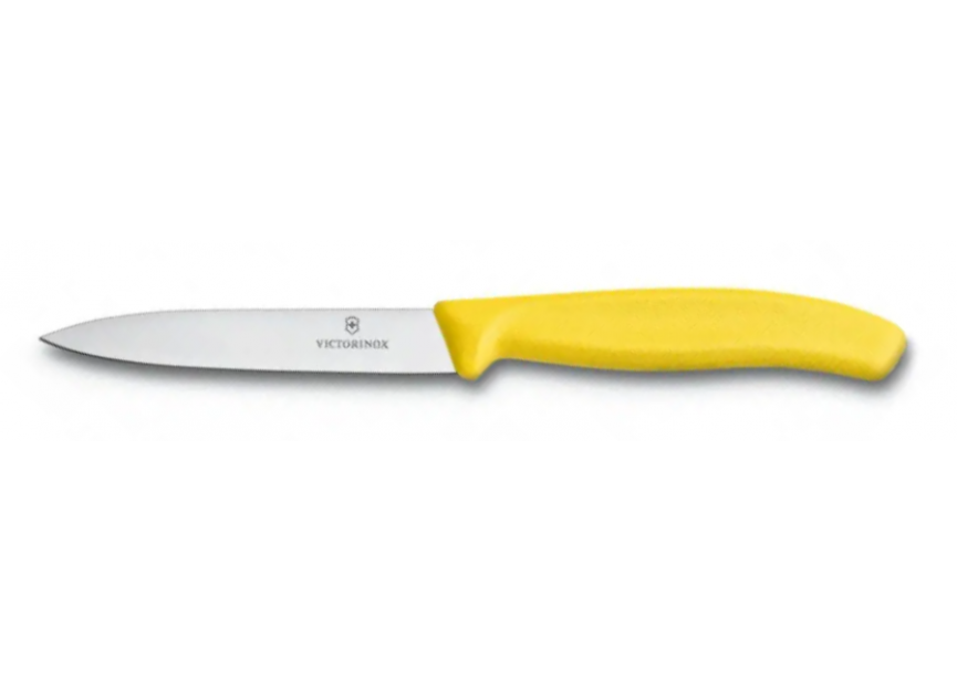 Victorinox groente- en schilmesje geel 8cm glad (6.7606.L118)