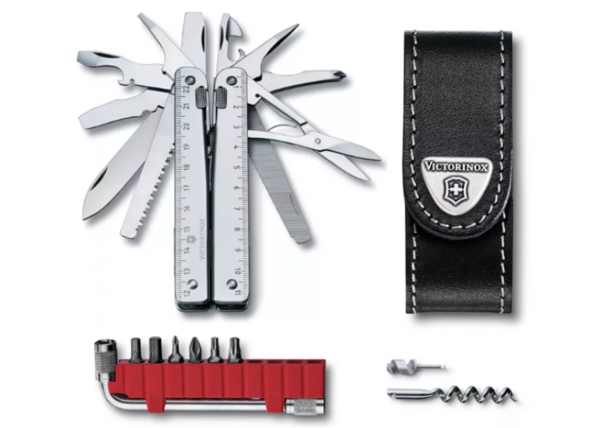 Victorinox Swiss Tool X Plus leder etui multitool 37 functies (3.0338.L)