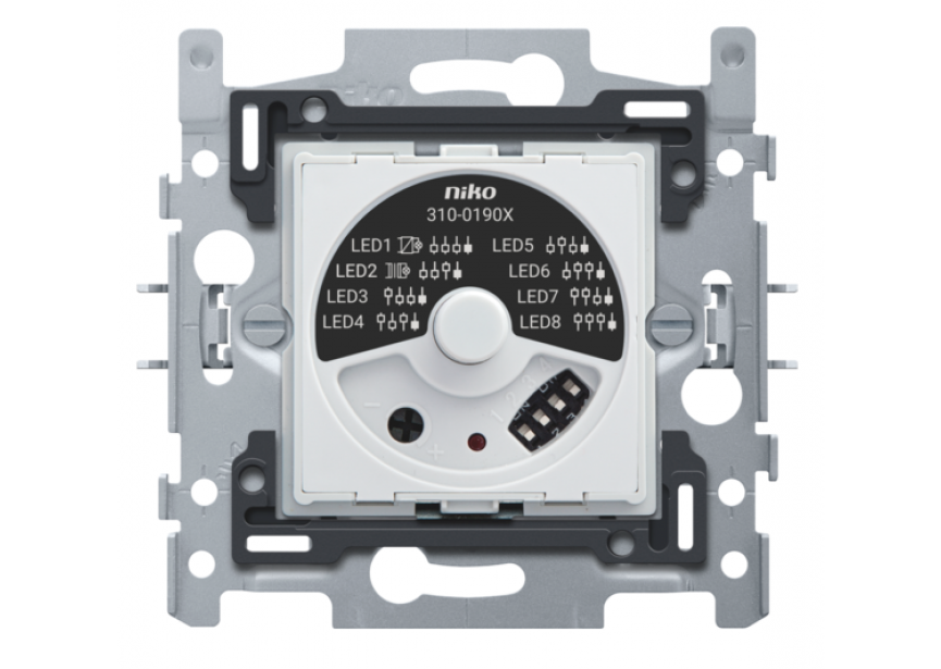 Draaiknopdimmer inbouw met CAB 5-325W Niko 310-01900 (3-draads)