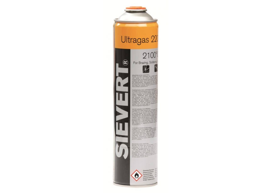 Gaspatroon Ultragas 2100°C 380ml/210g SIEVERT (220583)